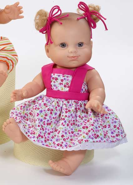 GORDI NIÑA EUROPEA VESTIDO FLORES