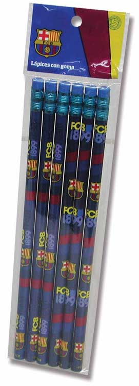 BLISTER 6 LAPICES FC BARCELONA