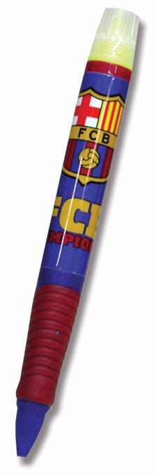 BOLIGRAFO CON MARCADOR FLUORESCENTE FC BARCELONA