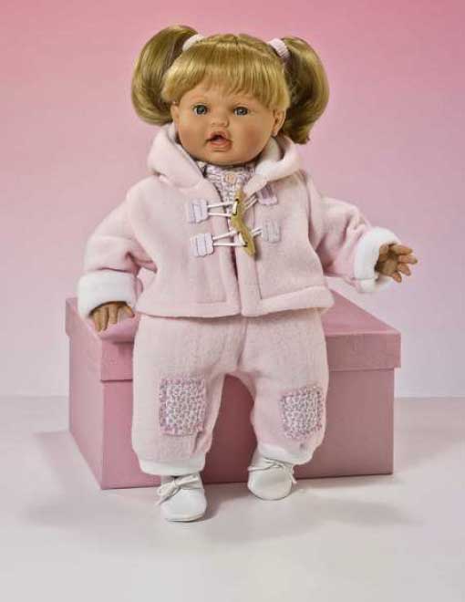 DANI CON CONJUNTO POLAR ROSA