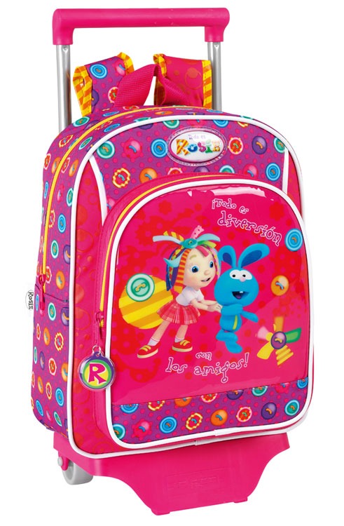MOCHILA INFANTIL CON RUEDAS TODO ES ROSIE