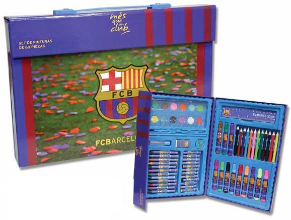 SET DE DIBUJO EN MALETIN FC BARCELONA