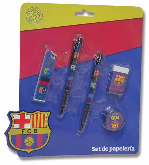 SET DE PAPELERIA EN BLISTER FC BARCELONA