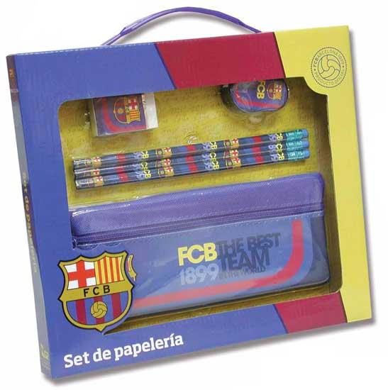 SET DE PAPELERIA EN CAJA FC BARCELONA