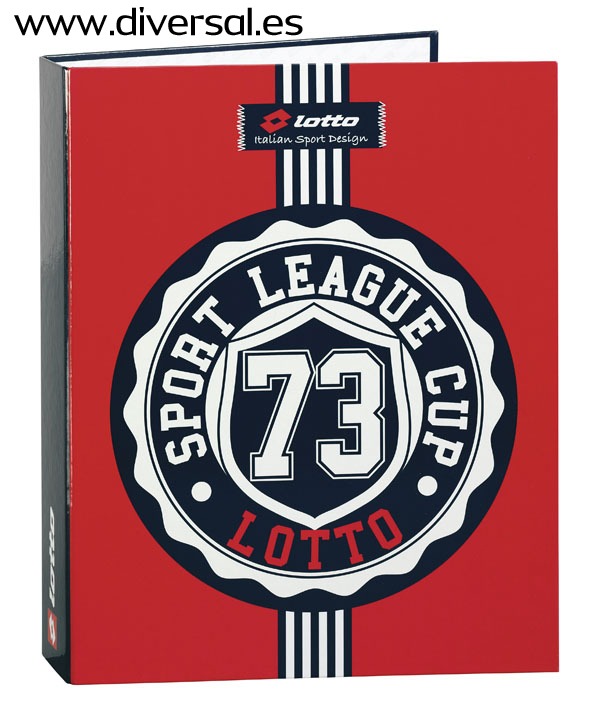 CARPETA FOLIO 4 ANILLAS LOMO ANCHO LOTTO