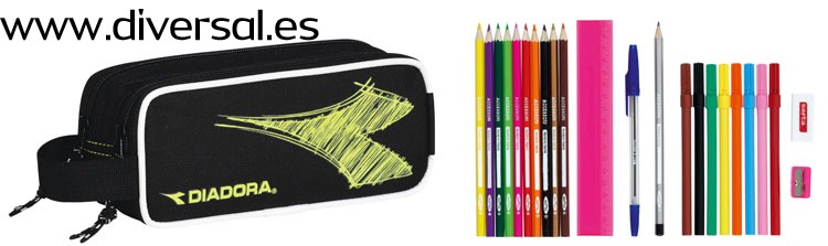 PORTATODO DOBLE LLENO 23 PIEZAS DIADORA