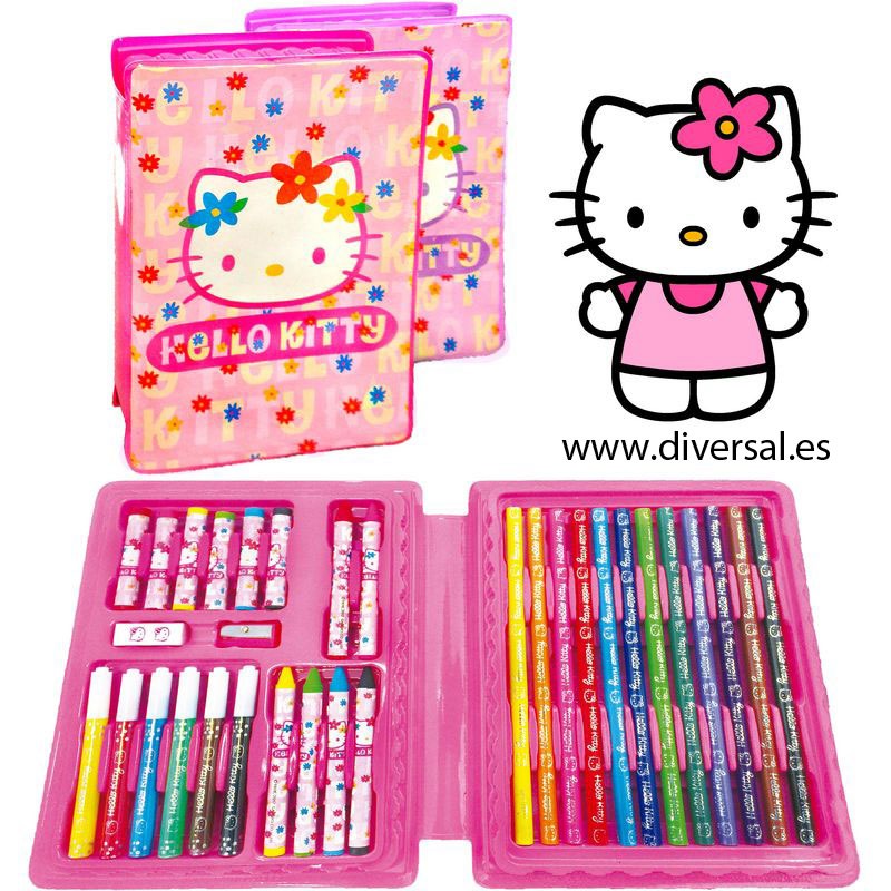  Estuche Maletin 33 pcs Hello Kitty (Surtido)