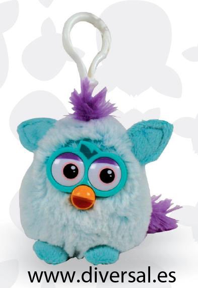 FURBY 8 CM FASE 2 AZUL Y BLANCO