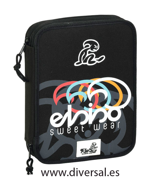 PLUMIER DOBLE GRANDE 55 PIEZAS EL NIÑO