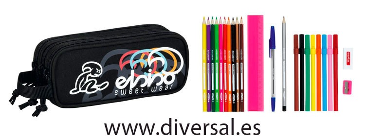 PORTATODO DOBLE LLENO 23 PIEZAS EL NIÑO