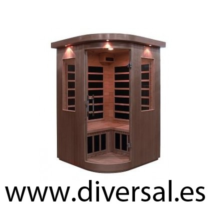 SAUNA INFRARED RINCONERA 2 PERSONAS CEDRO ROJO