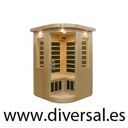 SAUNA INFRARED RINCONERA 2 PERSONAS PINO HEMLOCK