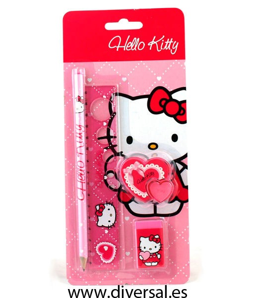 Set de Papeleria Hello Kitty