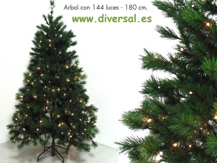 ARBOL LUCES ROSE 180 CM