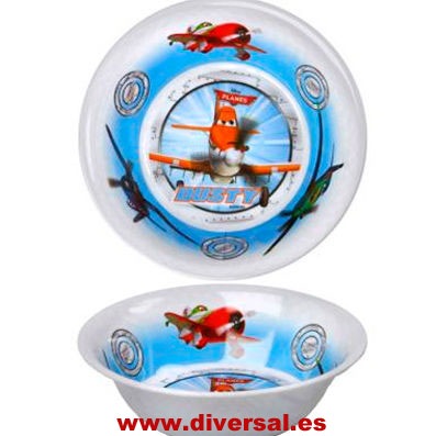 Bol Melamina Aviones (Planes) (14,5 cm)