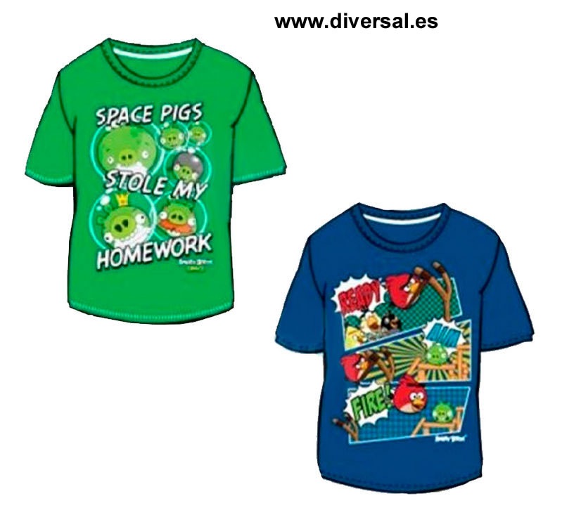 Camiseta Surtida Angry Birds Surtida