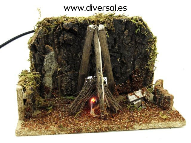 ESCENA FUEGO CON LUZ