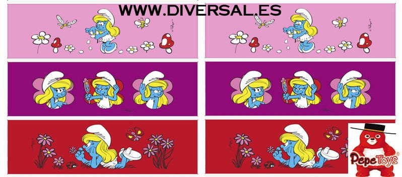 Cintas Para Pelo Surtidas Los Pitufos