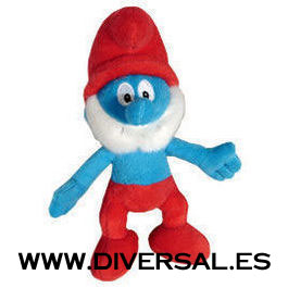 Peluche Supersoft Papa Pitufo Los Pitufos (24 cm)