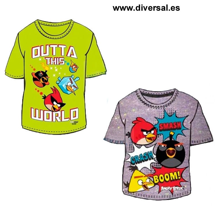 Camiseta Surtida Angry Birds Surtida