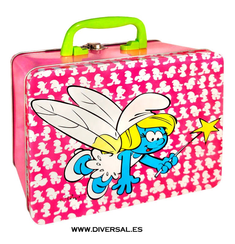 Los Pitufos - Caja de Metal Pitufina