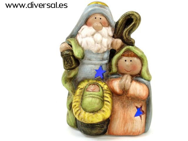 NACIMIENTO CERÁMICA 3 FIGURAS
