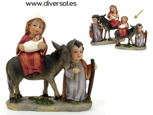 ÉXODO 4 FIGURAS POLIRESINA