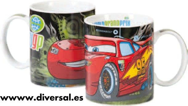 TAZA DESAYUNO CARS