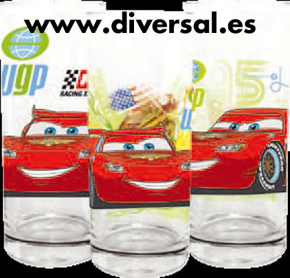 VASOS DE ZUMO CARS