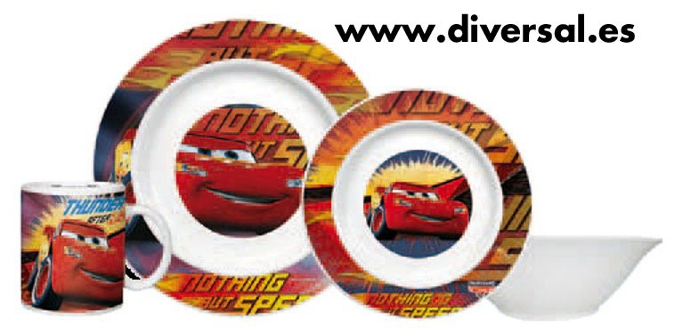 SET DESAYUNO ROJO CARS