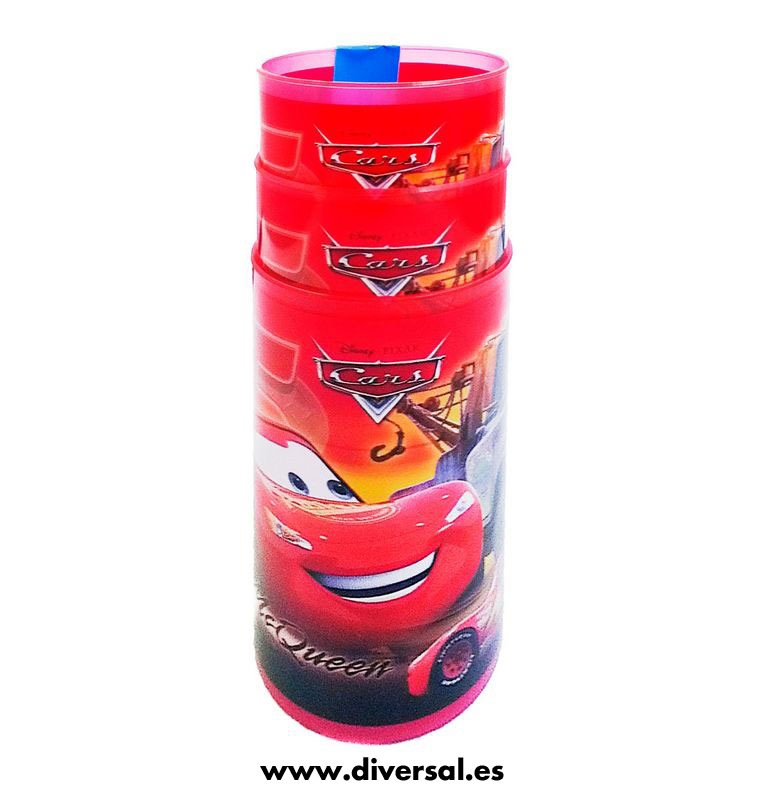 Pack de 3 Vasos Disney Cars