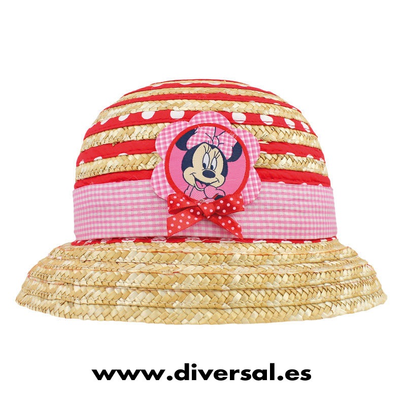 Sombrero Natural Minnie Mouse
