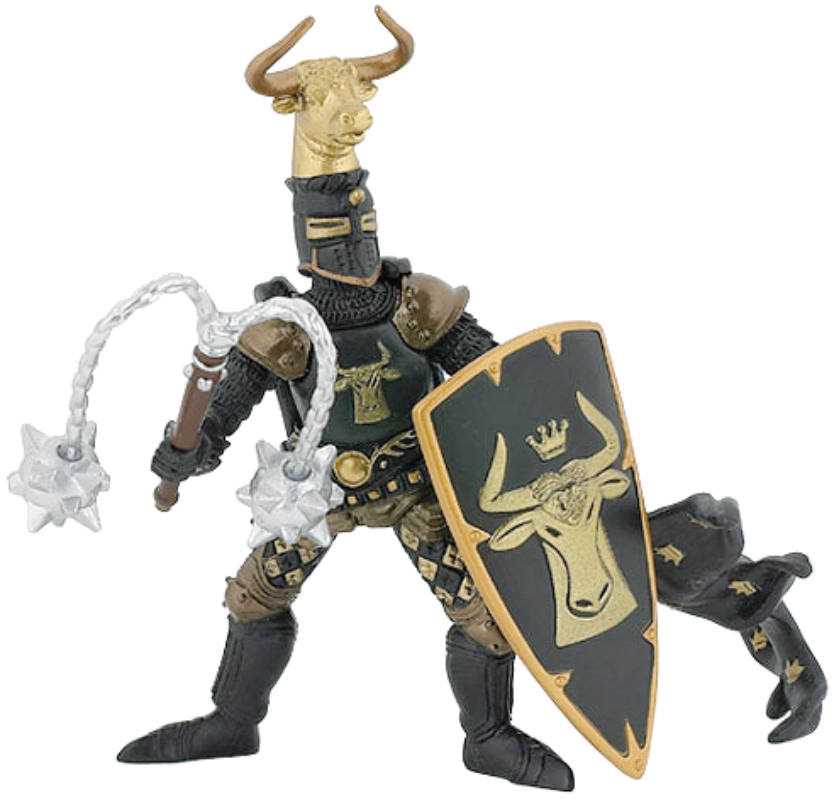 MAESTRO DE ARMAS TORO NEGRO Y DORADO