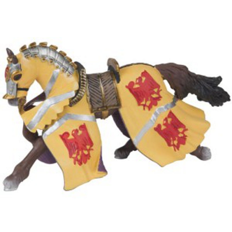 CABALLO DEL LANCERO ROJO Y AMARILLO