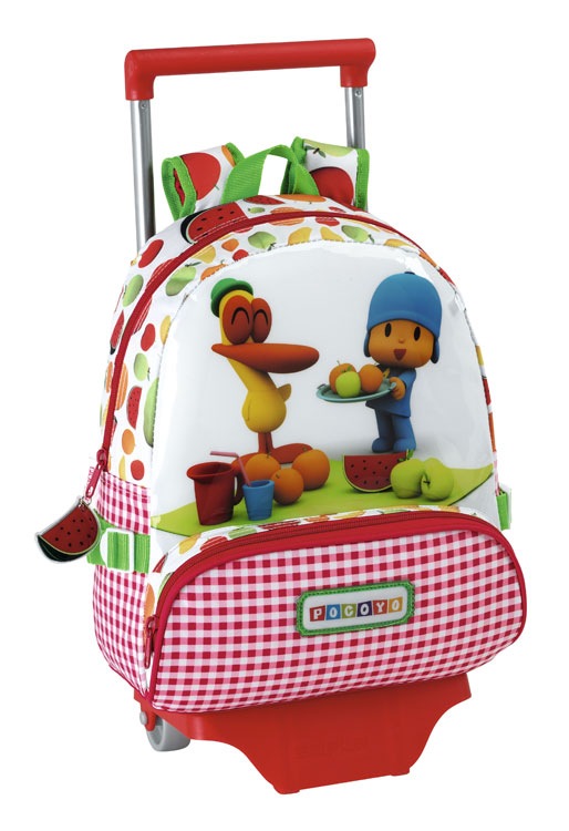 MOCHILA INFANTIL CON RUEDAS POCOYO