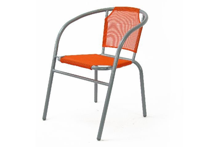 SILLA "SANTA FE" HIERRO NARANJA