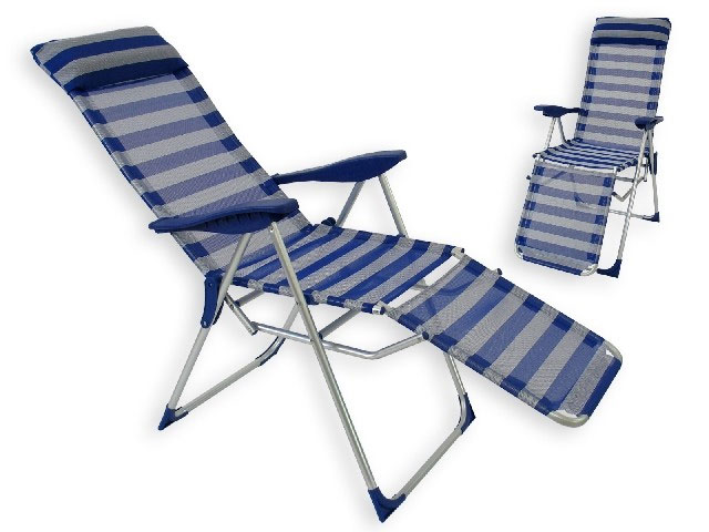 SILLON 5 POSICIONES CON REPOSAPIES ALUMINIO