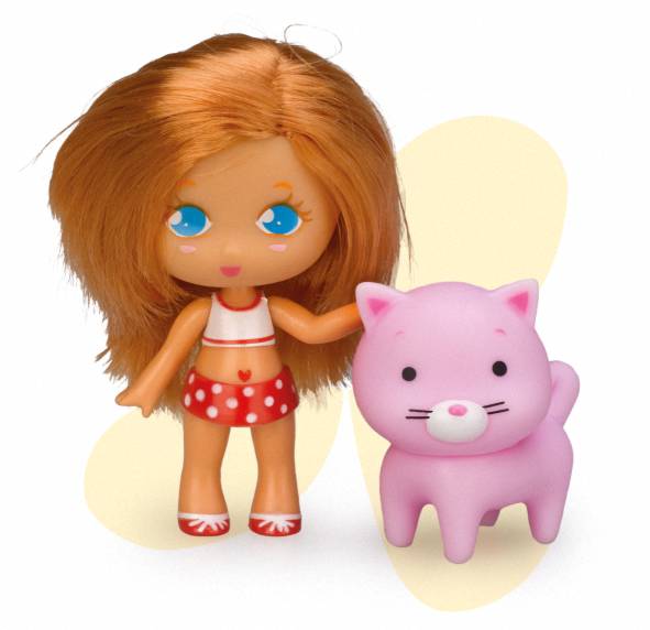 BARRIGUITAS NIÑA CON MASCOTA GATO