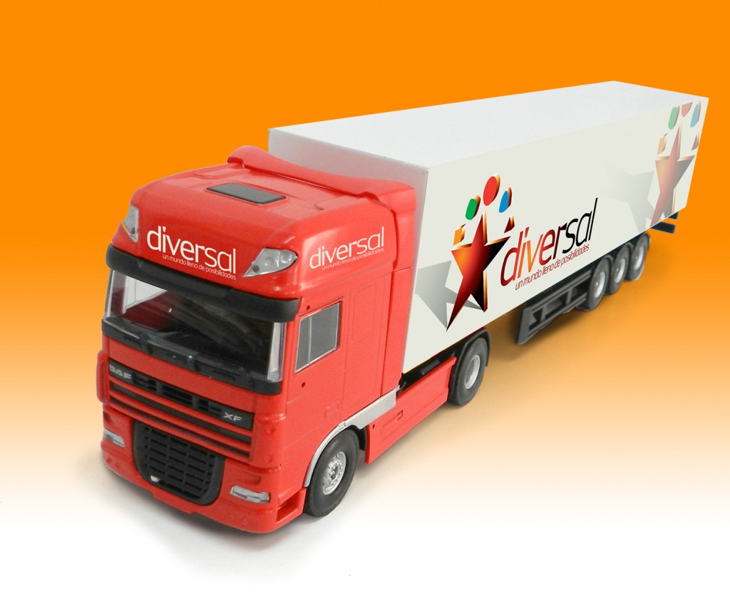 CAMION ROJO PERSPECTIVA