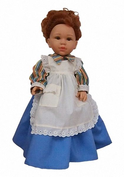 Doloretes Con Vestido Azul