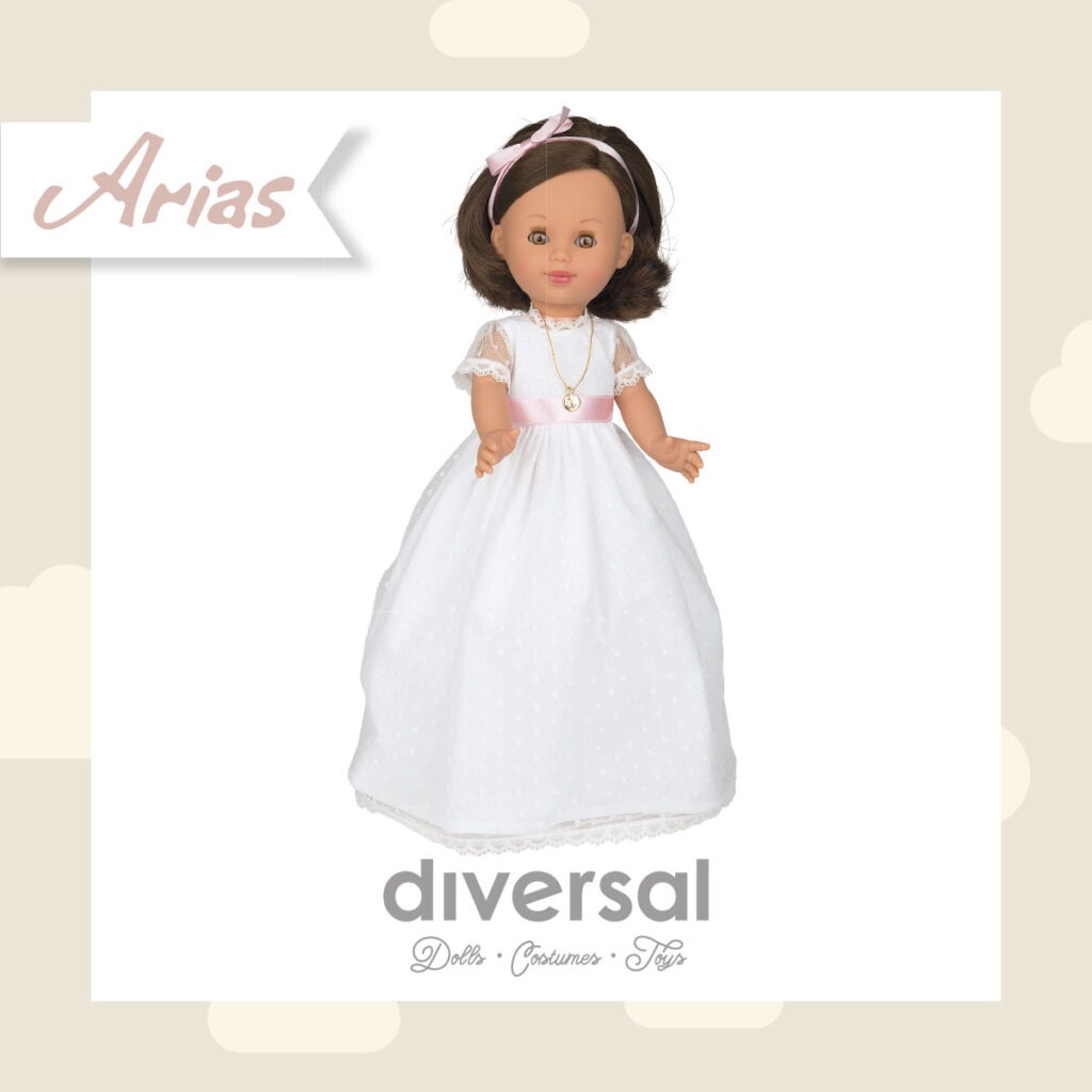 Las mejores muñecas de comunión para regalar online - muñecas arias 